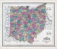 State Map, Franklin County and Columbus 1872